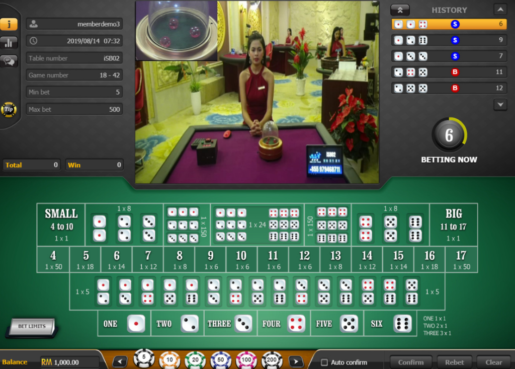 Tài Xỉu 3WIN Live - Trò Chơi Giải Trí Hấp Dẫn Nhất 2 Người chơi có thể soi cầu sicbo ở góc dưới màn hình