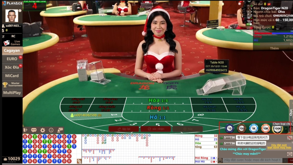 Rồng Hổ 3WIN – Sảnh Live Casino Đẳng Cấp, Thưởng Lớn 2 Người chơi nên soi cầu rồng hổ trước khi đặt cược tại 3WIN