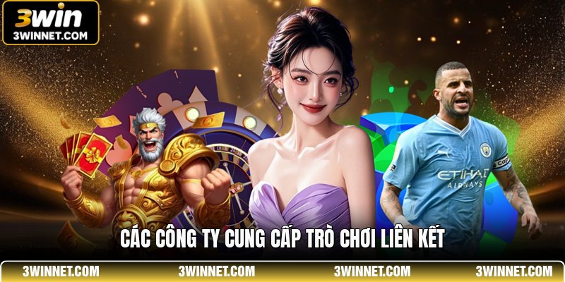 Giới Thiệu 3WIN - Nền Tảng Cá Cược Đẳng Cấp Hàng Đầu 3 Các công ty cung cấp trò chơi liên kết
