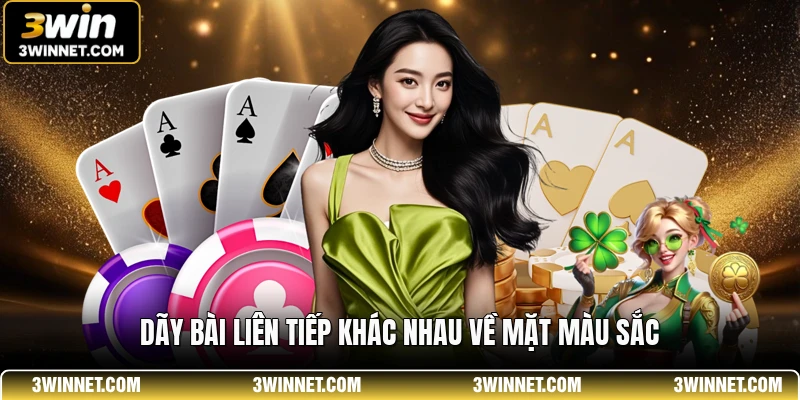 Mậu Binh 3WIN - Trải Nghiệm Đấu Trí Sắp Xếp Bài Đỉnh Cao 3 Dãy bài liên tiếp khác nhau về mặt màu sắc