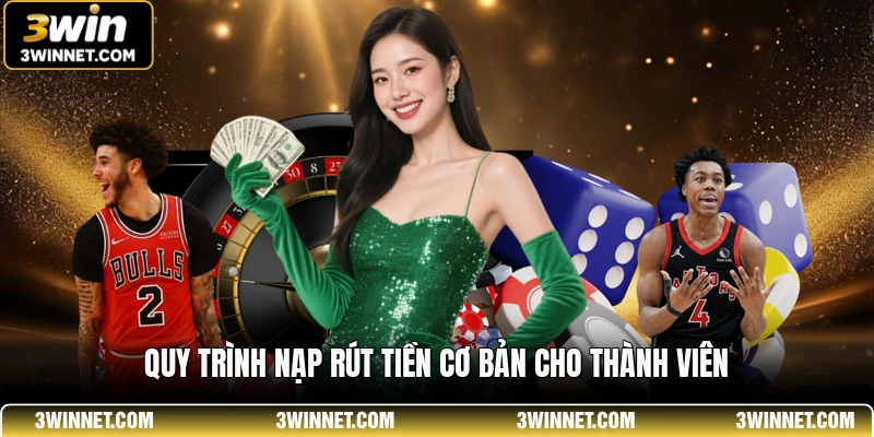 Câu Hỏi Thường Gặp 3WIN - Giải Đáp Thắc Mắc Người Chơi 2 Quy trình nạp rút tiền cơ bản cho thành viên
