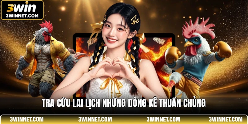Soi Kèo Đá Gà 3WIN - Bí Quyết Dự Đoán Kết Quả Luôn Thắng 3 Tra cứu lai lịch những dòng kê thuần chủng